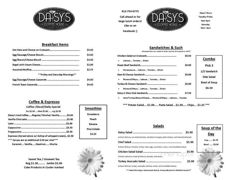 Daisy's Coffee House - Springfield, GA