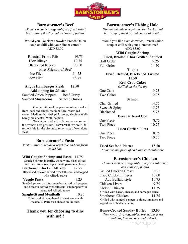 Barnstormer's Grill - Williamson, GA