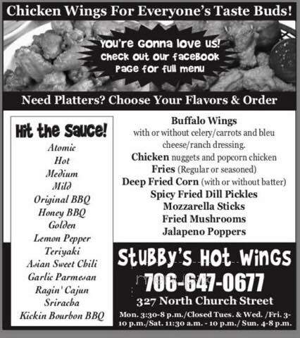 Stubby's Hot Wings To Go - Thomaston, GA