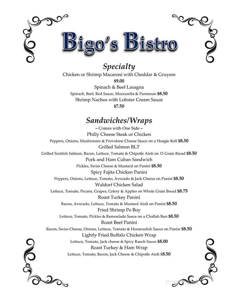 Bigo's Bistro - Warner Robins, GA