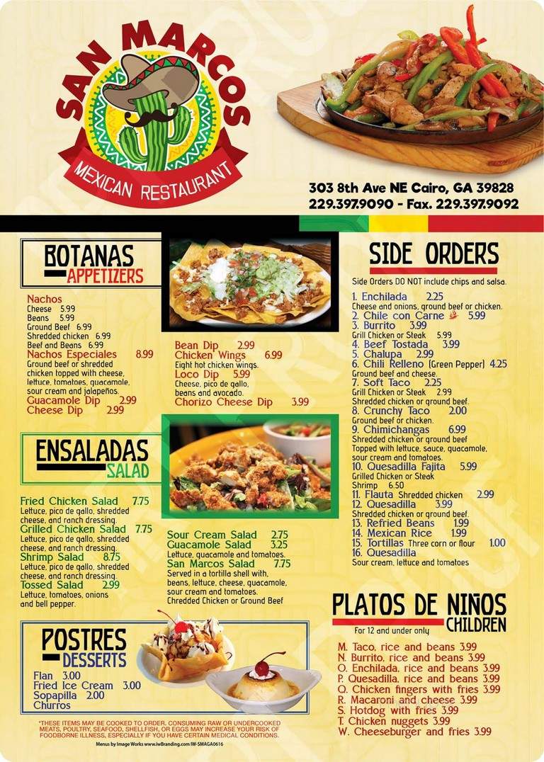 San Marcos Mexican Grill - Cairo, GA