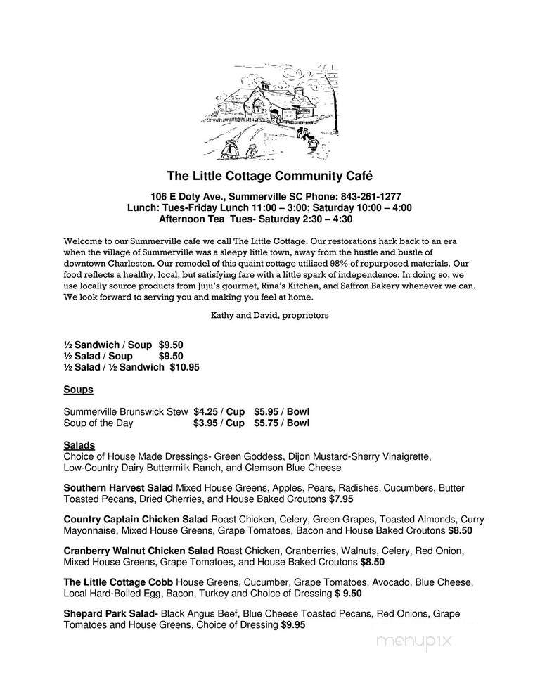 The Little Cottage Community Cafe - Summerville, SC