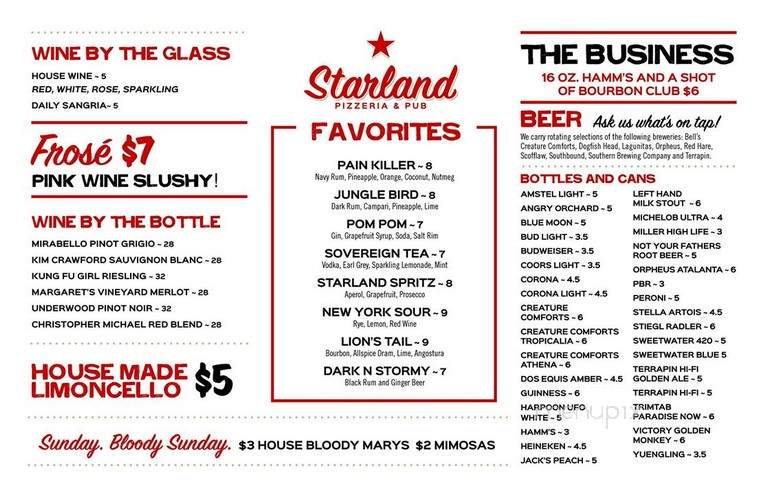 Starland Pizzeria & Pub - Athens, GA