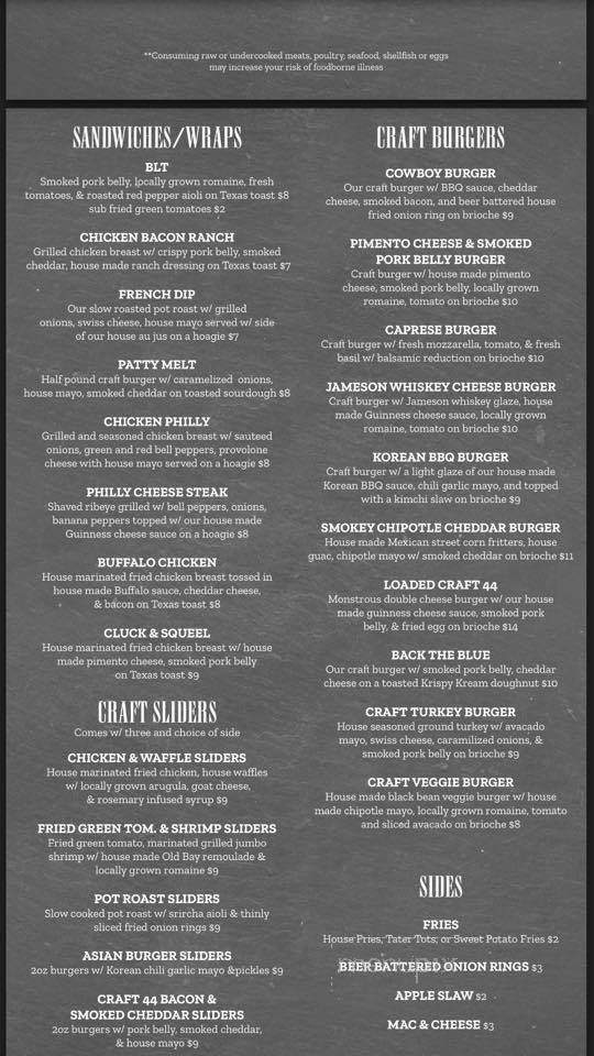 Craft 44 Burger & Pub - Brunswick, GA