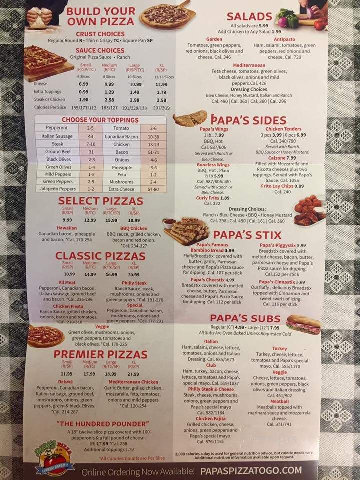 Papa's Pizza To-Go - Dalton, GA