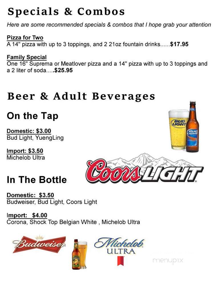 CJ's Pizzeria - WASHINGTON, GA