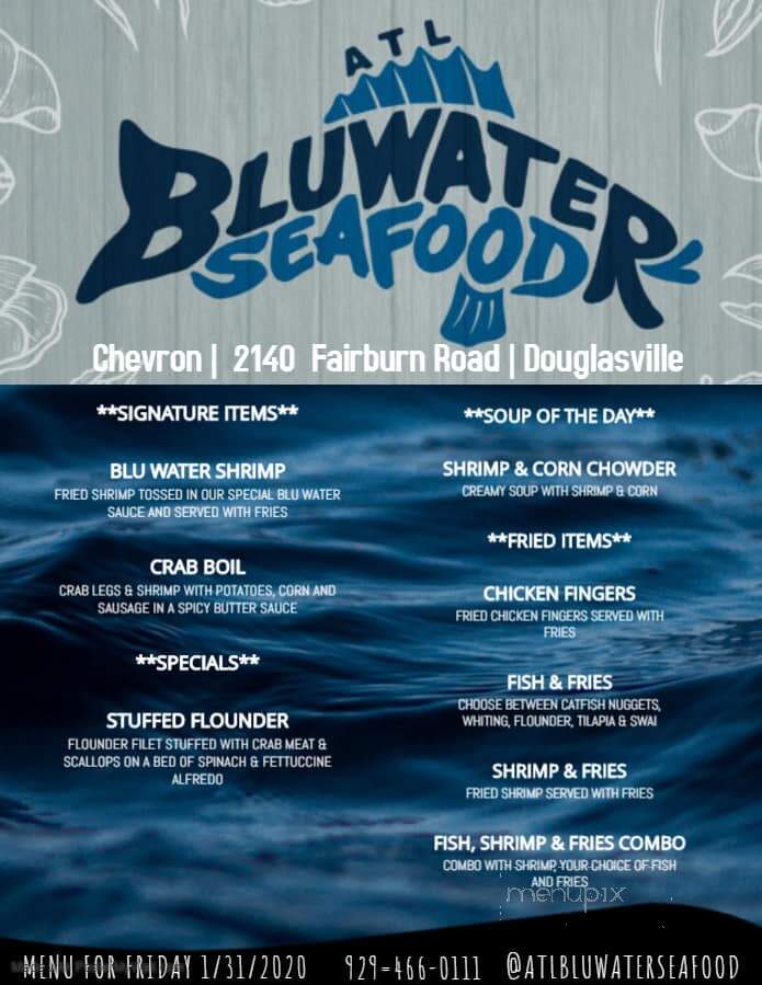 ATL Blu Water Seafood - Douglasville, GA