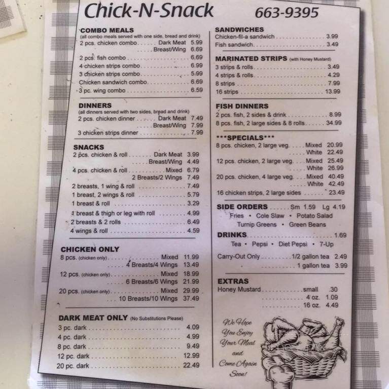 Chick-N-Snack - Graniteville, SC