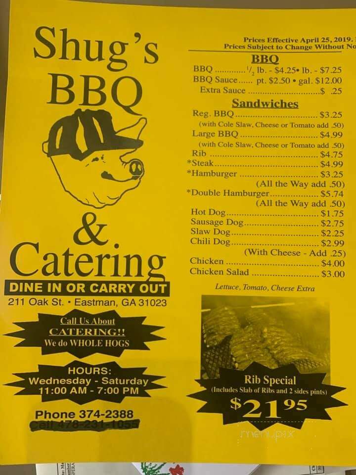 Shug's BBQ - Eastman, GA