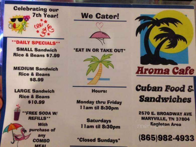 Aroma Cafe - Maryville, TN