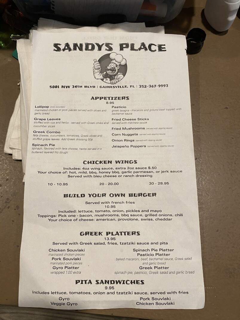 Sandy's Place - Gainesville, FL