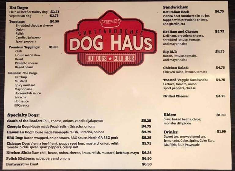 Chattahoochee Dog Haus - Helen, GA