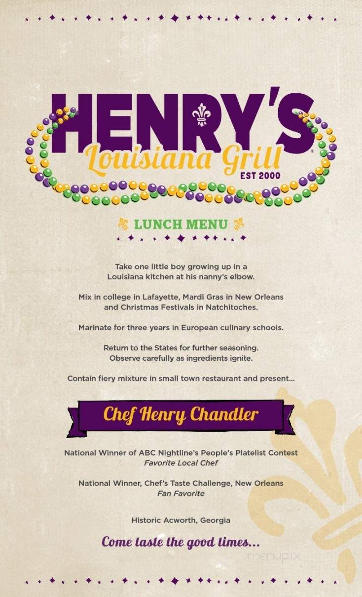 Henry's Louisiana Grill - Acworth, GA