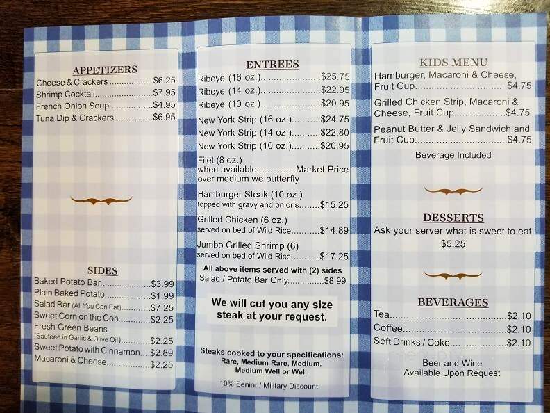 D & D Ribeye Steak House - Ozark, AL