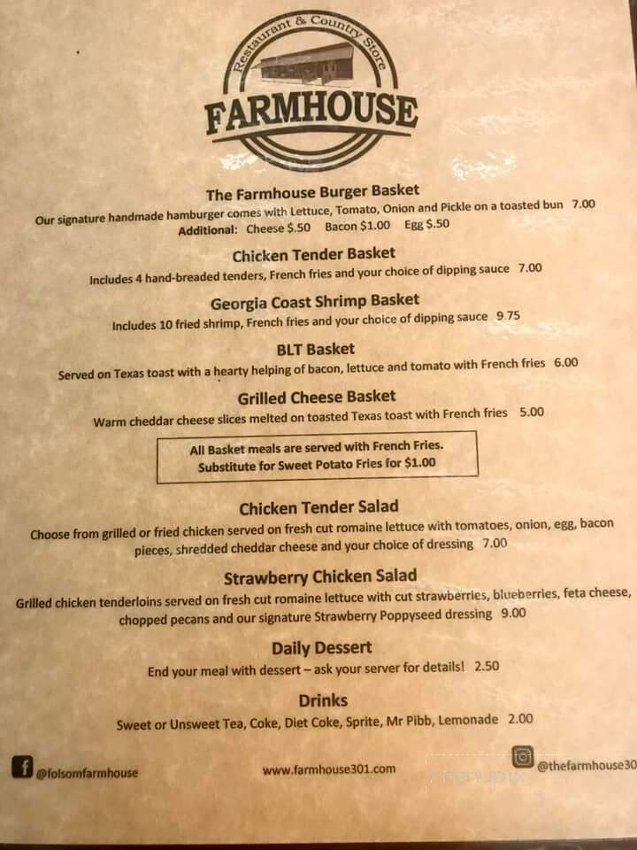 The Farmhouse Restaurant - Glennville, GA