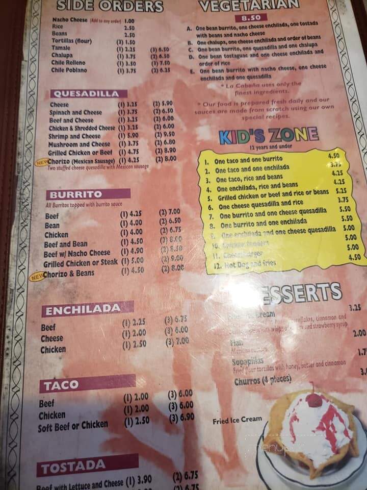 La Cabana Mexican Restaurant - Clayton, GA