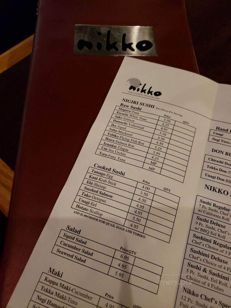 Nikko Japanese Steak House Sushi - Tyrone, GA