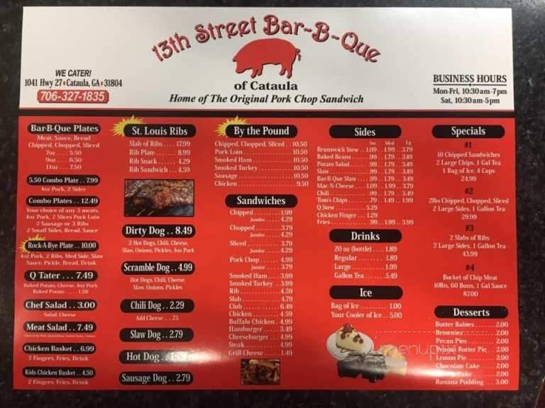 13th Street Bar-Be-Que - Cataula, GA