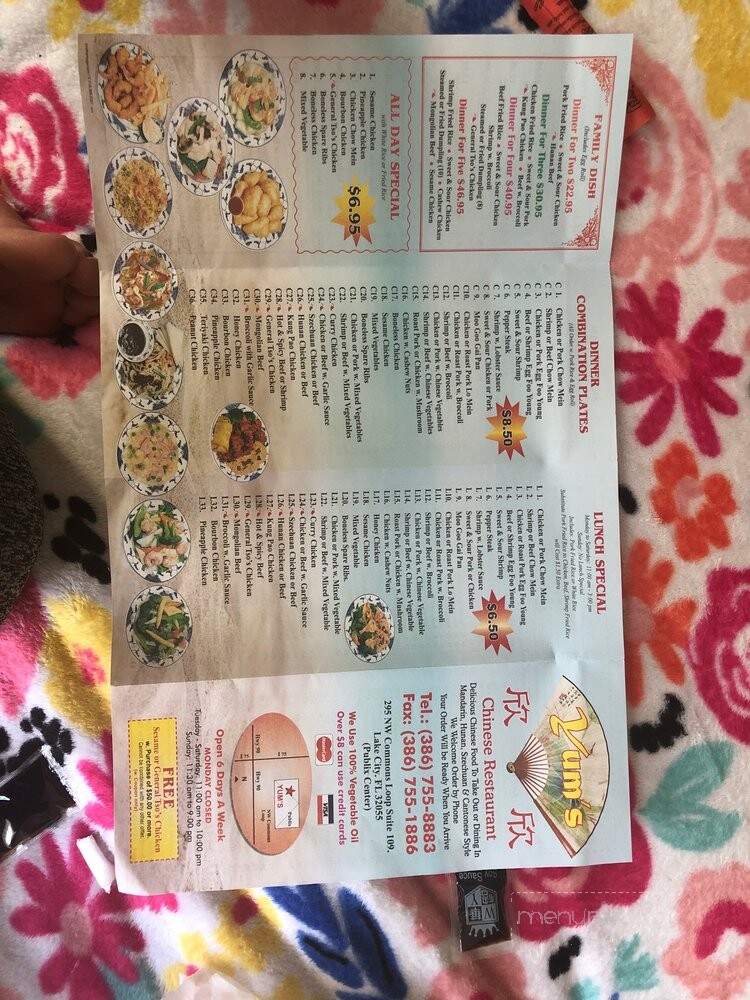 Yum's Chinese Restaurant - Lake City, FL