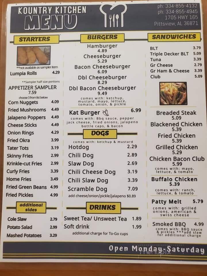 Kountry Kitchen - Pittsview, AL