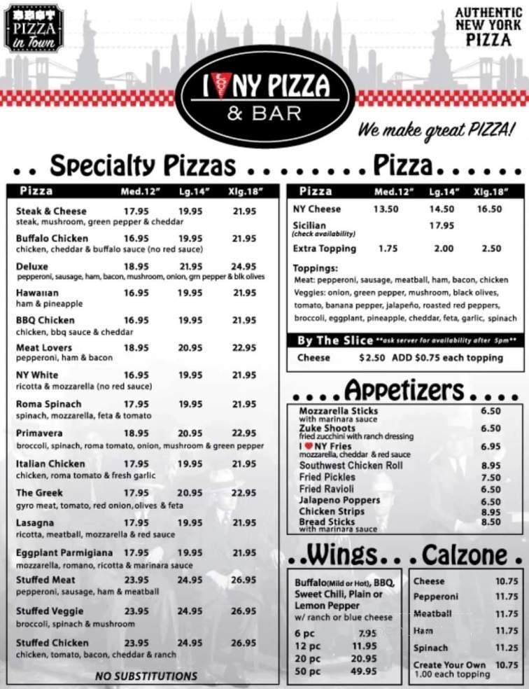 I Love NY Pizza - Dawsonville, GA