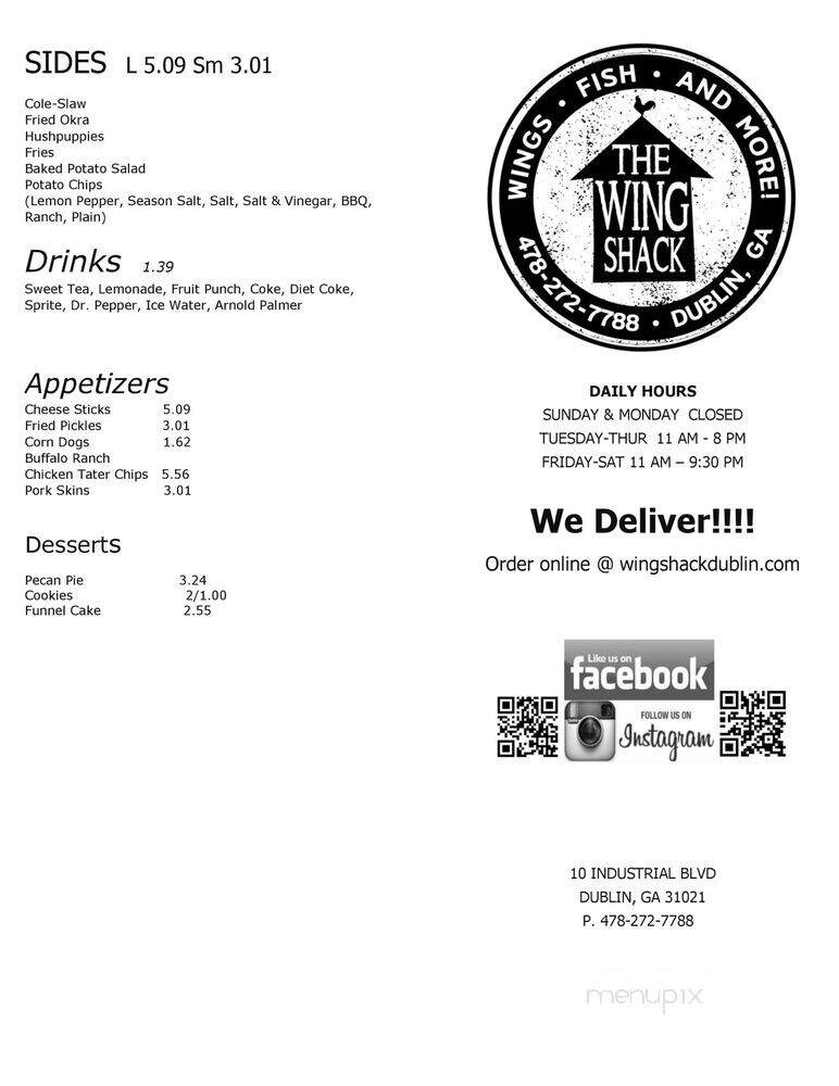 Wing Shack of Dublin GA - Dublin, GA