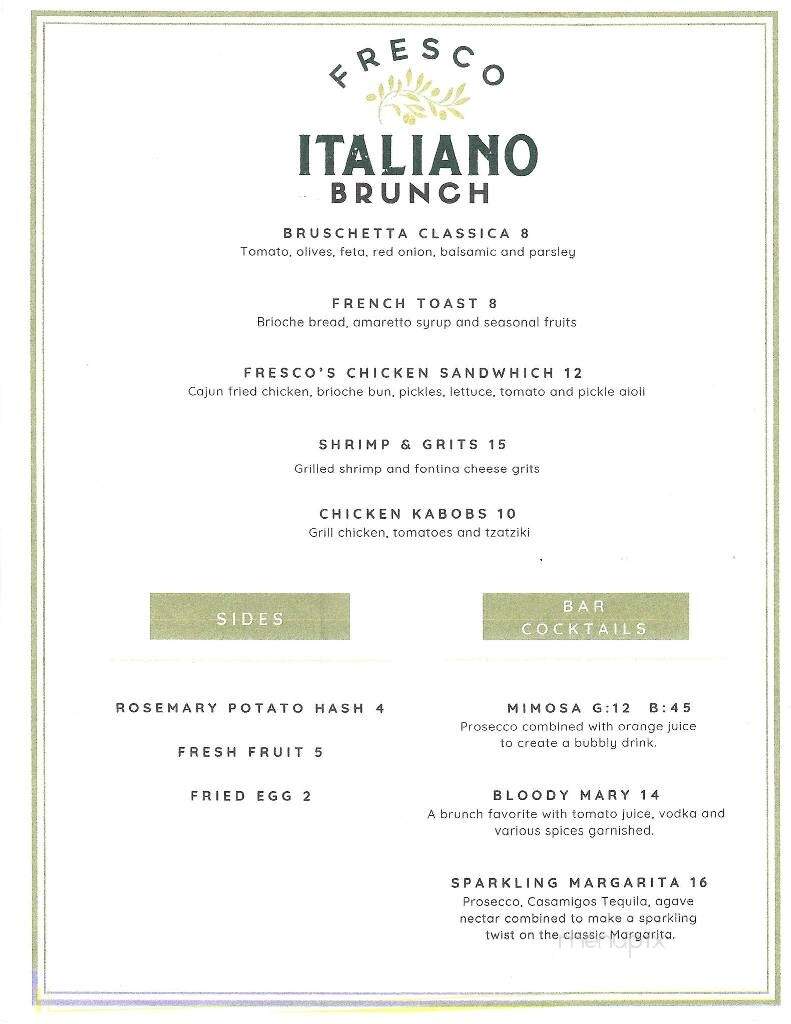 Fresco Italiano - Tifton, GA