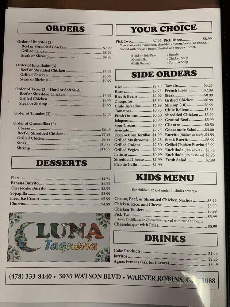 Luna Taqueria - Warner Robins, GA