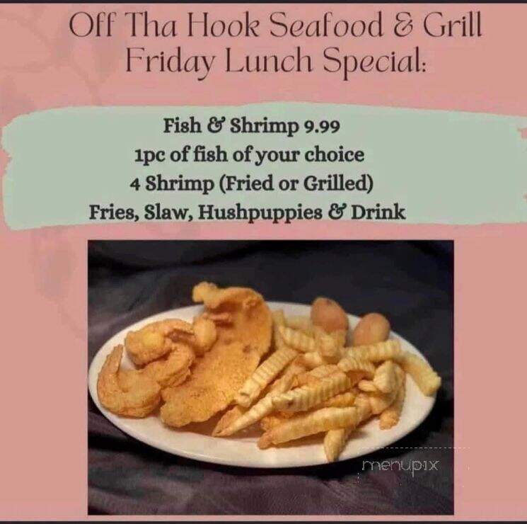 Off Tha Hook Seafood and Grill - Abbeville, SC