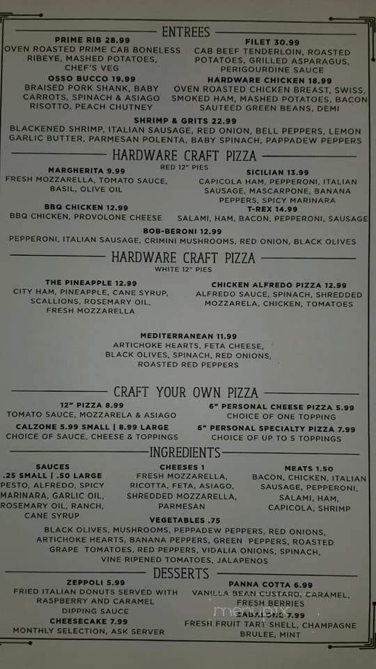 Hardware Pizza - Lyons, GA