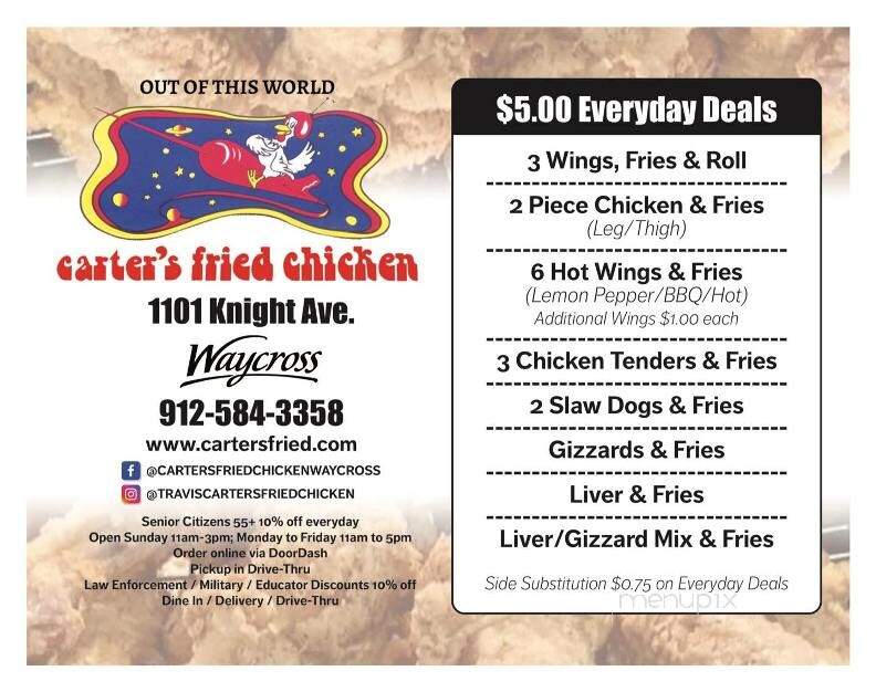 Carter's Fried Chicken - Waycross, GA