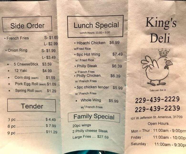 King's Deli - Americus, GA