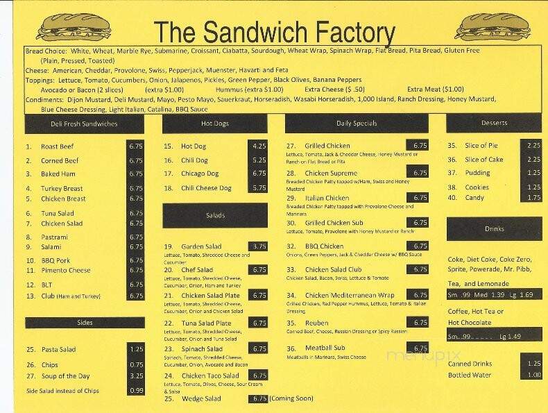 Sandwich Factory - Conyers, GA