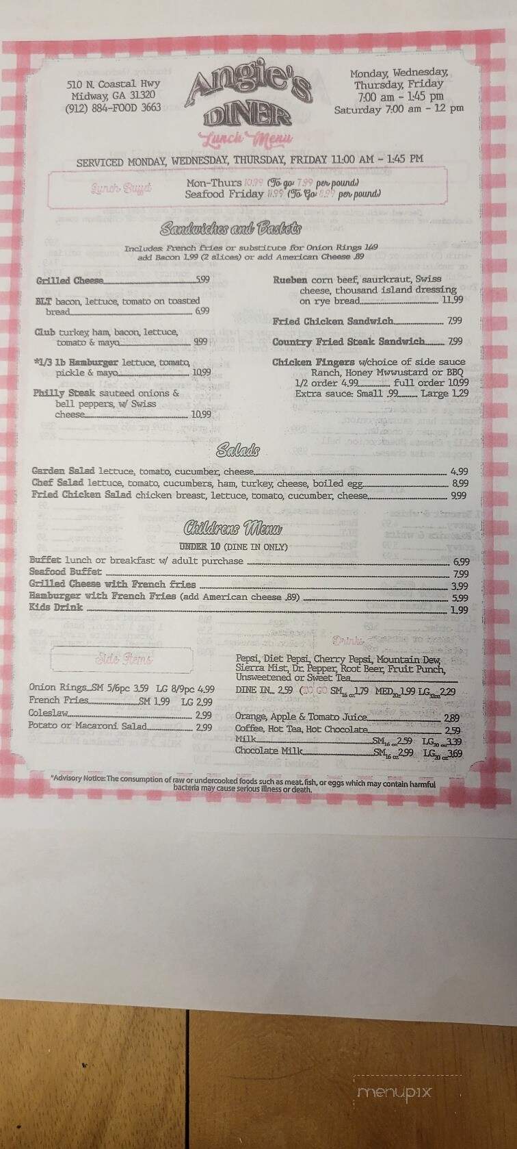 Angie's Diner - Midway, GA