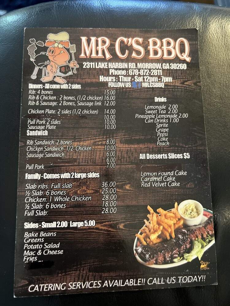 Mr. C's BBQ - Morrow, GA