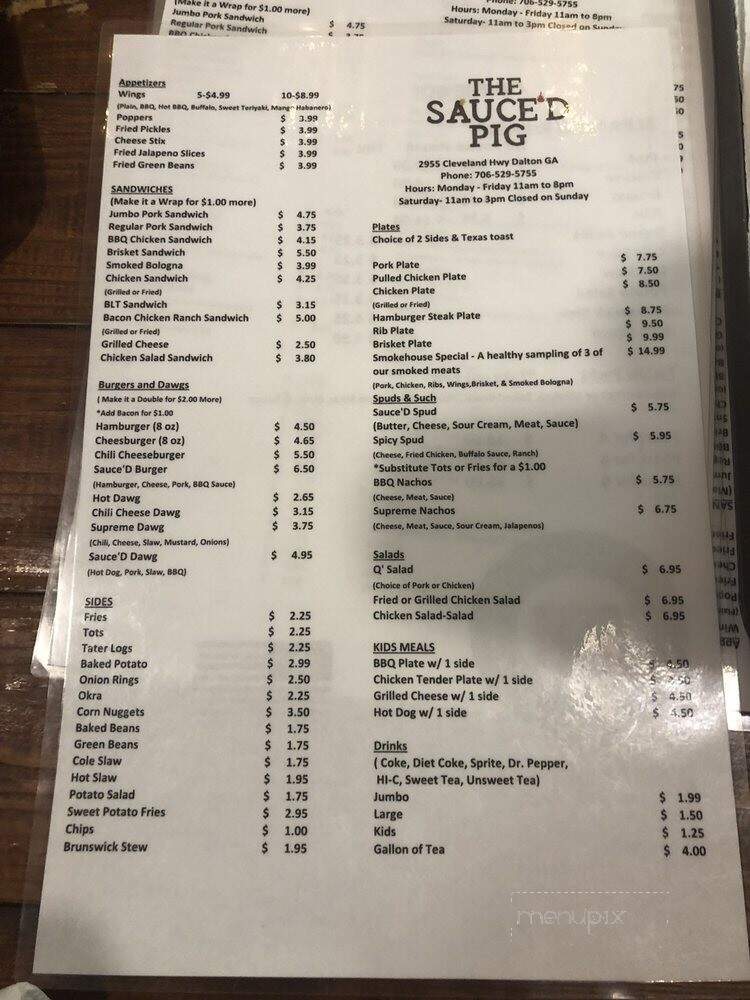 The Sauce'D Pig - Dalton, GA