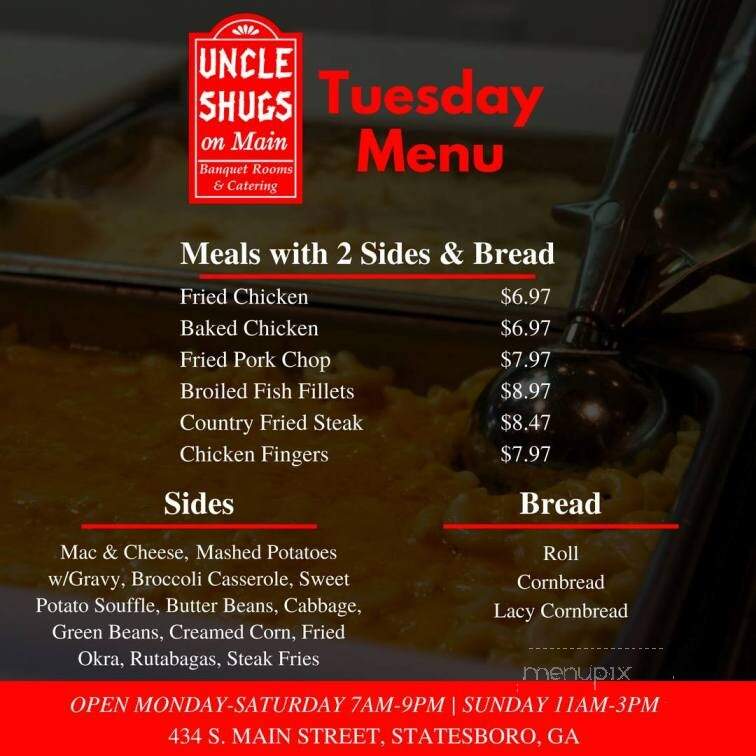 Uncle Shug's on Main - Statesboro, GA