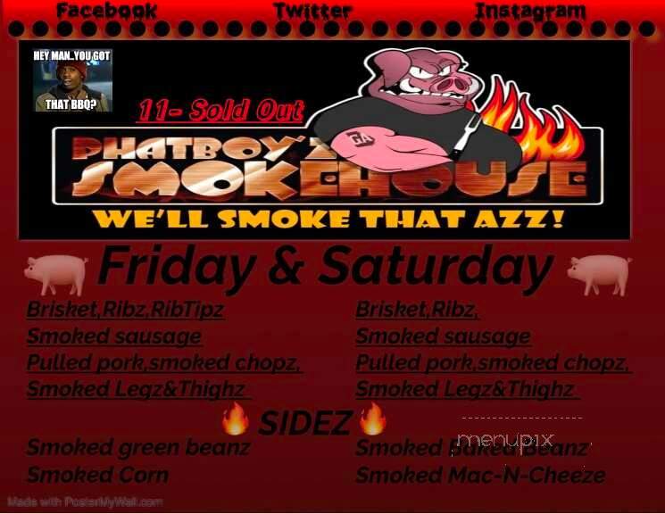 Phatboy'z Smokehouse - Warner Robins, GA