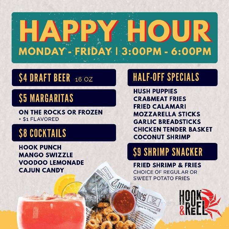 Hook & Reel Cajun Seafood & Bar - Athens, GA