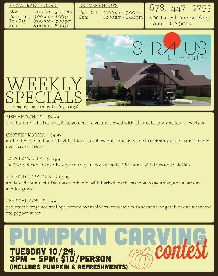 Stratus Kitchen & Bar - Canton, GA