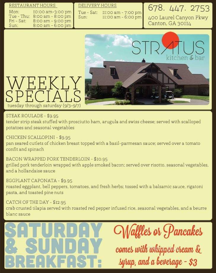 Stratus Kitchen & Bar - Canton, GA