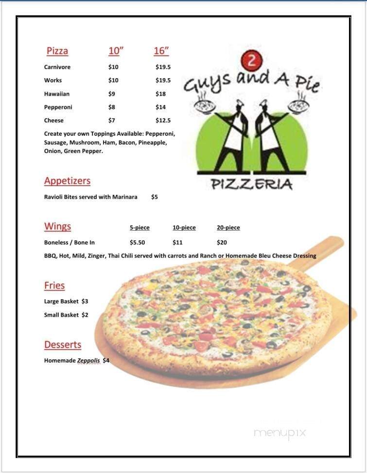 2 Guys and A Pie Pizzeria - Bonaire, GA