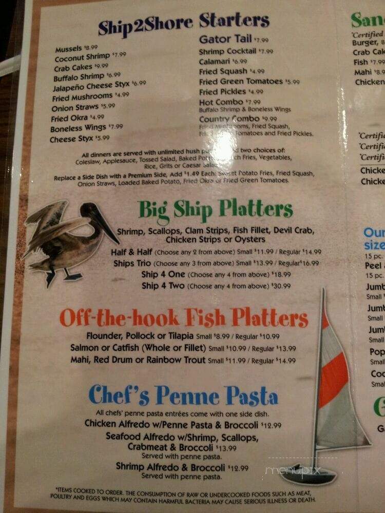 Ship 2 Shore Seafood & Steaks - Kingsland, GA