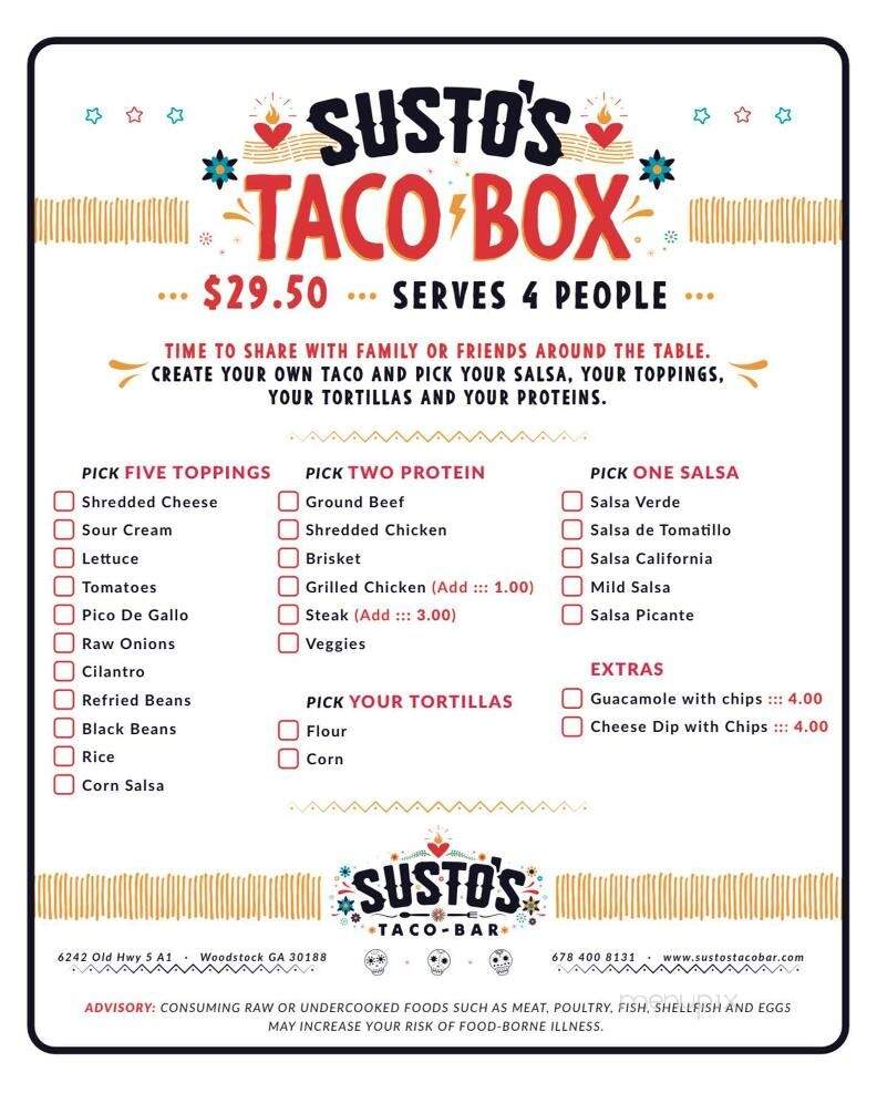 Sustos Taco Bar - Woodstock, GA