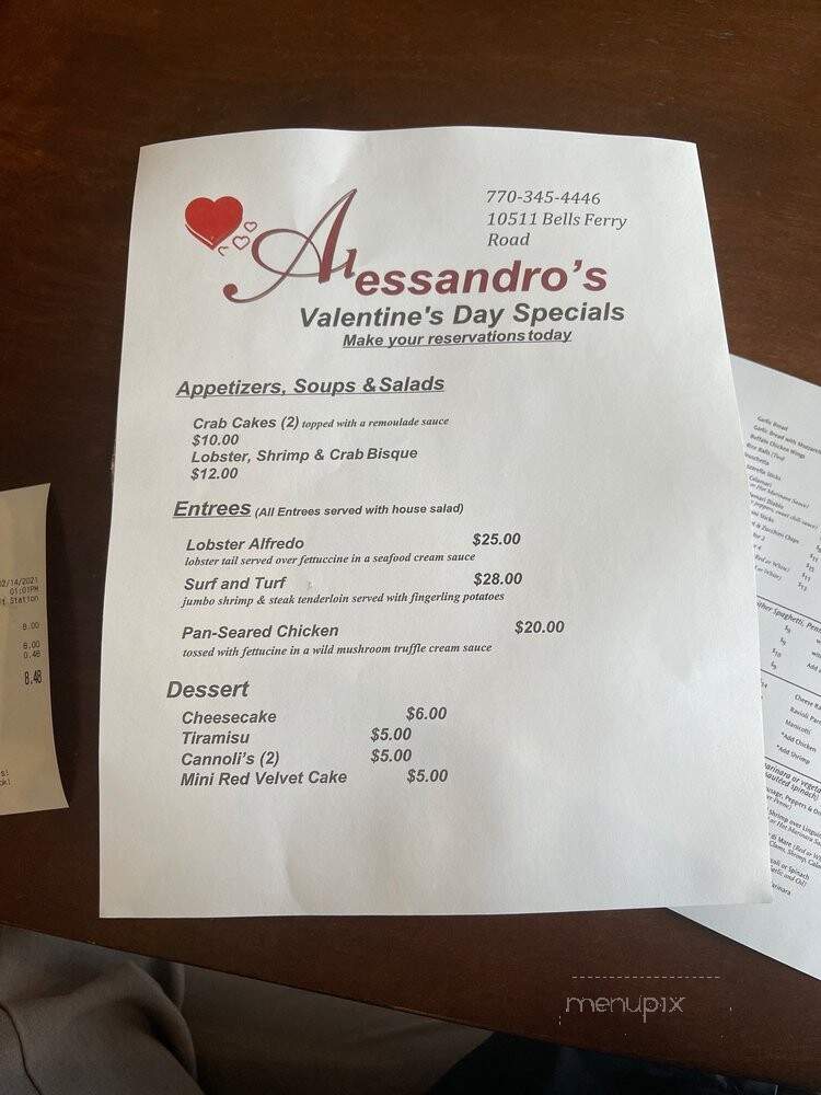 Alesandro's Italian Cafe - Canton, GA