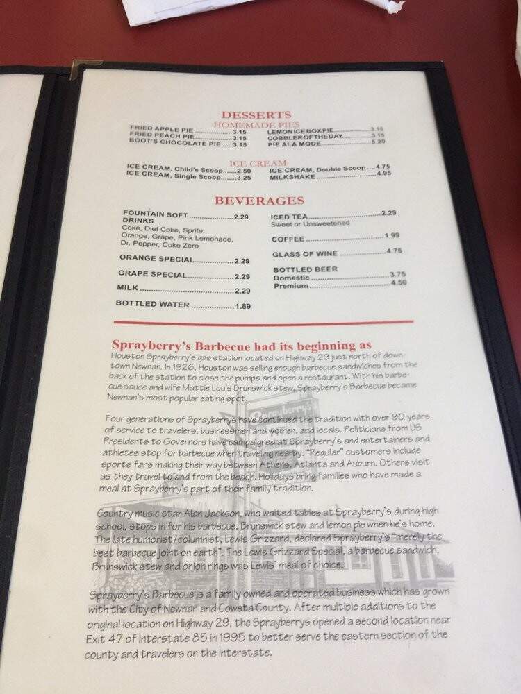 Sprayberry's Barbeque - Newnan, GA