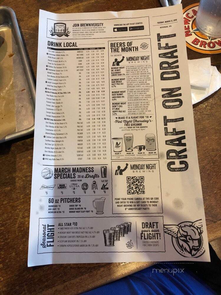 Taco Mac - Newnan, GA