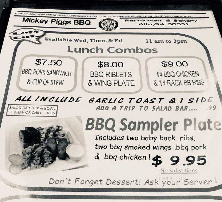 Mickey Pigg's BBQ - Alto, GA