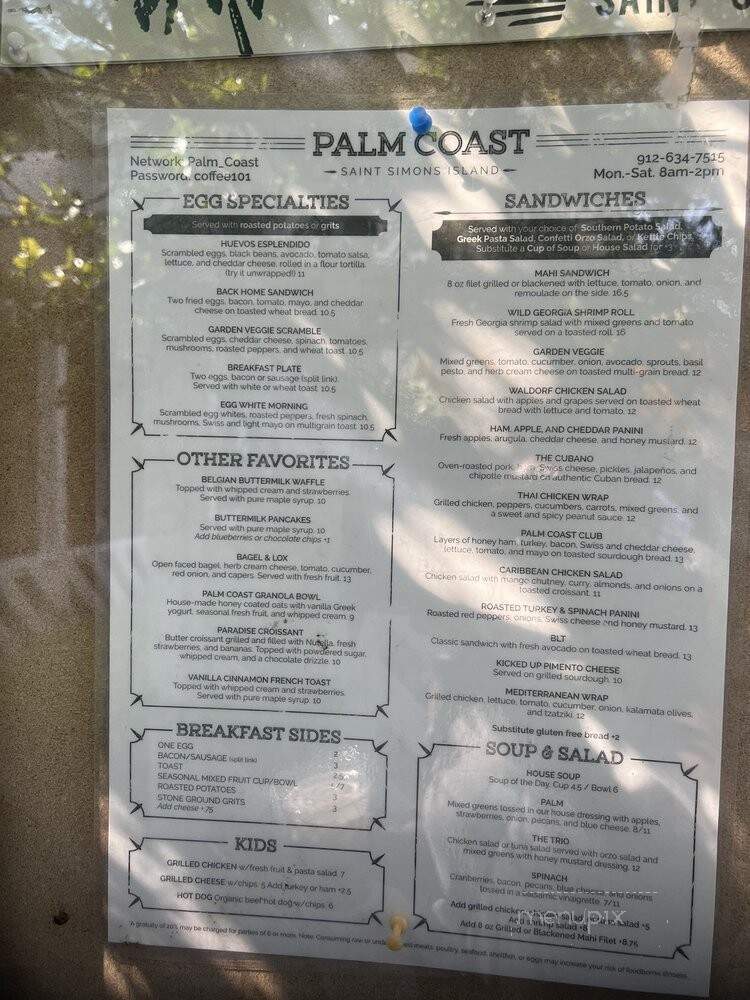 Palm Coast Coffee - St Simons Island, GA