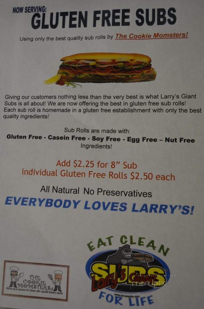 Larry's Giant Subs - St Marys, GA